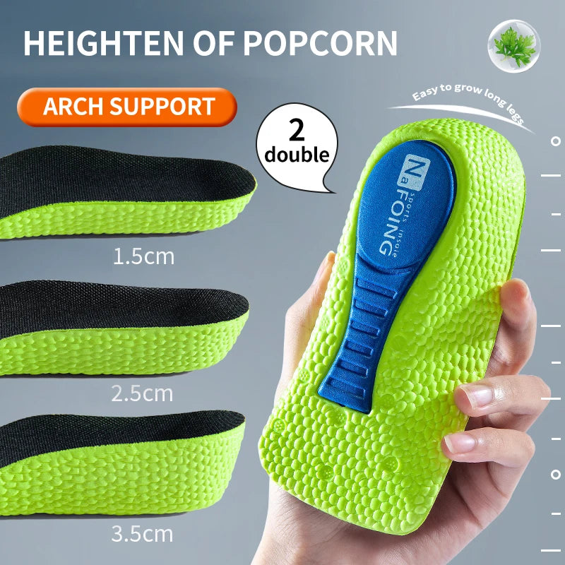 Orthopedic Memory Foam Increase Insoles