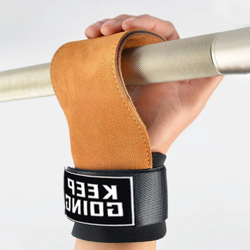 Cowhide Gym Straps