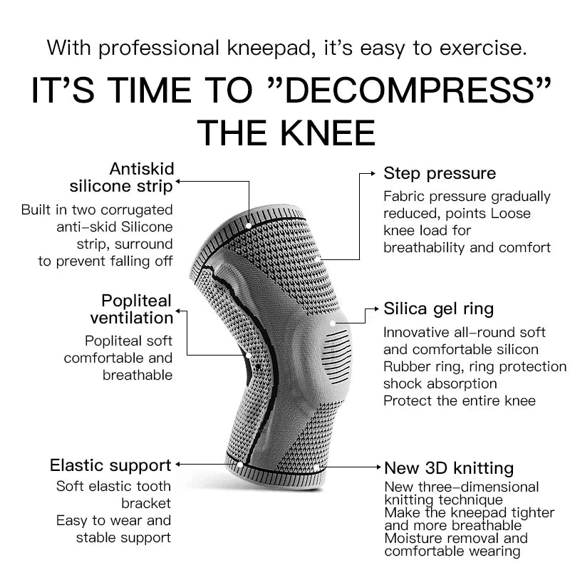 Compression Protection Sport Kneepad